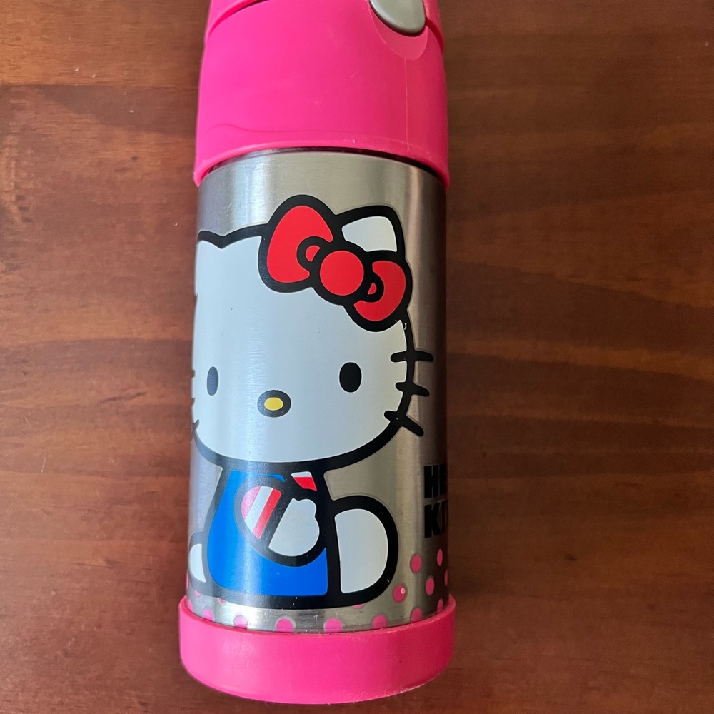 Hello Kitty Pink & Silver Funtainer Thermos